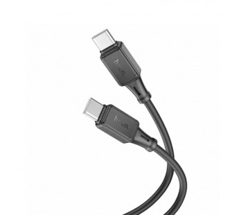 Кабель Type-C - Type-C HOCO X101 60W Silicone (черный) 1м#2106722