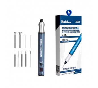 Полировальная ручка гравер Kaisi 328  (беспроводная, 9 насадок, 650 mAh)#2126164