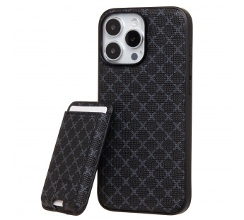 Чехол-накладка - SM022 SafeMag c картхолдером  для "Apple iPhone 16 Pro Max" (black) (240920)#2107447