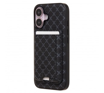 Чехол-накладка - SM022 SafeMag c картхолдером  для "Apple iPhone 16" (black) (240918)#2107437