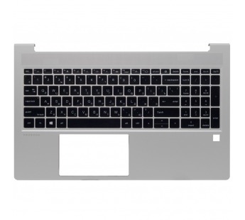 Топ-панель HP ProBook 450 G10 серебряная с подсветкой#2120532