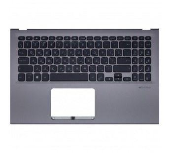Топ-панель для Asus VivoBook 15 X512UA темно-серая с подсветкой#2111763
