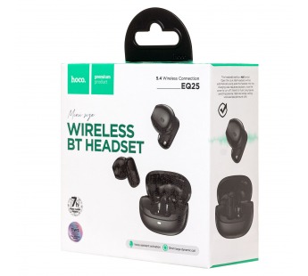 Беспроводные Bluetooth-наушники Hoco TWS EQ25 Unimpeded (midnight black) (240927)#2109573