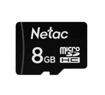MicroSD  8GB  Netac  P500  Standard  Class 10  (20 Mb/s) без адаптера#2107035