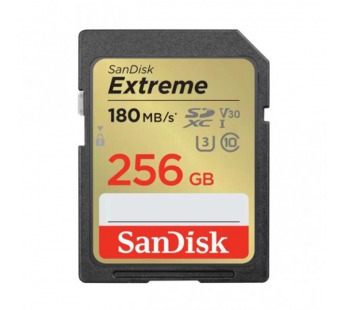 SDXC  256GB  SanDisk Class 10 Extreme V30 UHS-I U3 (180 Mb/s)#2107093