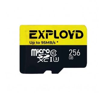 MicroSDXC  256GB  Exployd Class 10 Premium UHS-I U3 (95 Mb/s) без адаптера#2107033