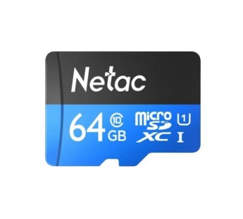 MicroSD  64GB  Netac  P500  Ultra  Class 10 A1 U1 V10 без адаптера#2107126