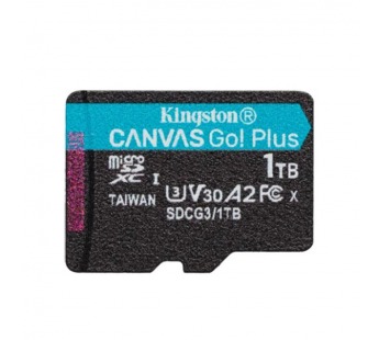 MicroSDXC  1TB  Kingston Class 10 Canvas Go Plus A2 U3 V30  (200 Mb/s) без адаптера#2107138