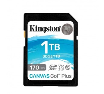 SDXC  1TB  Kingston Class 10 UHS-I U3 V30 Canvas Go Plus (170/90 Mb/s)#2107134