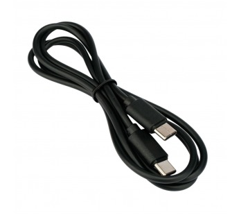 USB кабель шт.Type-C - шт.Type-C 1,0м, 3,0A PD3.0 60W медь, чёрный "Гарнизон"#2126448