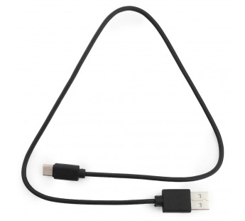 USB кабель шт.USB (A) - шт.Type-C "Гарнизон" 0,5м, медь, чёрный, пакет#2117756