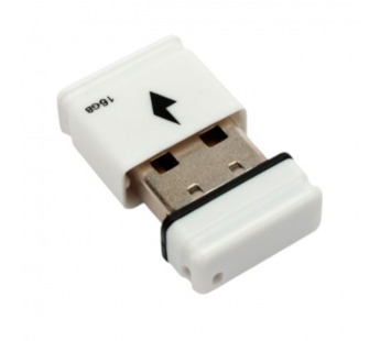 USB 2.0 Flash накопитель 16GB Gembird GFL-2.0-16mini, белый#2106833