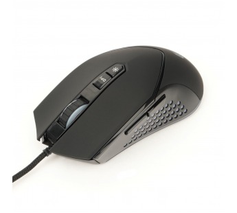 Мышь компьютерная игровая "Gembird" MG-770, USB, 7кн.+колесо кнопка, 3200DPI, кабель 1,8м, чёрный#2132162