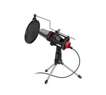 Микрофон стрим игровой DEFENDER Forte GMC 300 3,5 мм, провод 1.5 м (1/20)#2107605