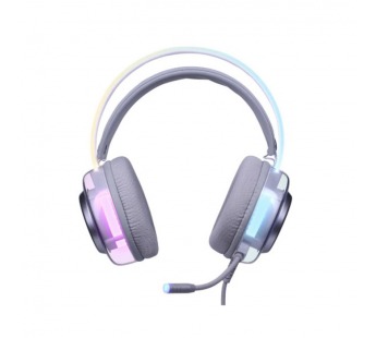 Гарнитура игровая DEFENDER Glitch, RGB, провод 2 м, белый (1/20)#2138154