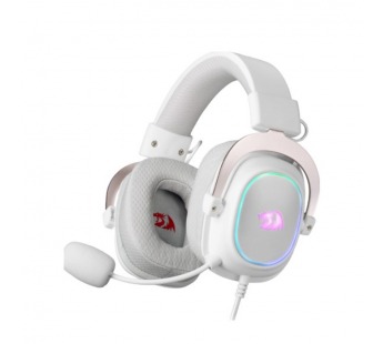 Гарнитура игровая REDRAGON Zeus X RGB, 7.1, USB, белый (1/10)#2107715