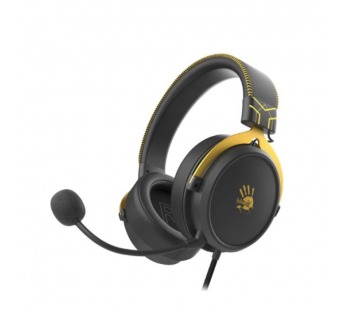 Игровая гарнитура A4TECH Bloody M590i Sports 1м мониторные USB оголовье (M590I SPORTS LIME), желтый/серый (1/10)#2107689
