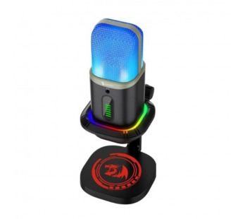 Микрофон стрим игровой REDRAGON Echowave GM305 USB, RGB, омнидир/кардиоид, черный (1/20)#2107603