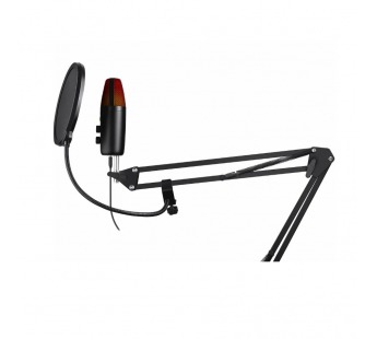 Игровой стрим микрофон T-LINE Starvox GMC USB, RGB, сттойка, провод 2м, черный (1/10)#2121827