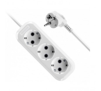 Удлинитель KRONUS 3 гнезда 5 метров 16А/3,5кВт с заземлением ПВС 3х1,0 (G-16-3-5) (1/40)#2107303