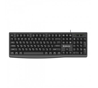Клавиатура DEFENDER Navigator HB-138, проводная, черн,104 кнопки+FN,1.8м#2138165