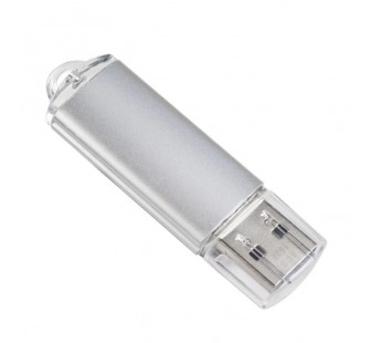 USB 2.0 Flash накопитель 64GB Perfeo E01 economy series, серебристая#2107502