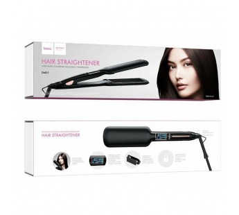 Щипцы для укладки волос HOCO DAR37 Ivy, 65Вт, кабель 2.15м, цвет: чёрный (1/30)#2108052