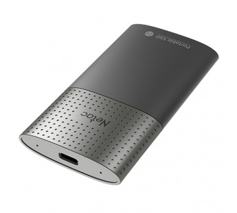 Внешний SSD  Netac   128 GB  Z9 USB-C чёрный/серебро, USB 3.2#2135139