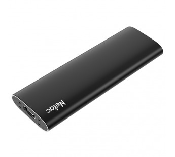 Внешний SSD  Netac  1 TB  Z USB-C чёрный, USB 3.2, Slim#2107623