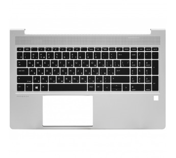 Топ-панель HP ProBook 450 G10 серебряная без подсветки#2107361