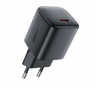 Сетевое зарядное устройство Type-C Acefast A119 (45W, PD, AVS, mini GaN) Черный#2128573