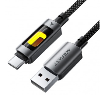 Кабель USB - Type-C Acefast C21-04 (3A, оплетка нейлон, 1.2 м) Черный#2136816