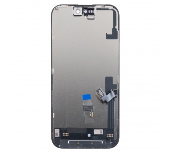 Дисплей для iPhone 16 (A3287) в сборе с тачскрином Черный - (Hard OLED) (площадка под IC)#2121215
