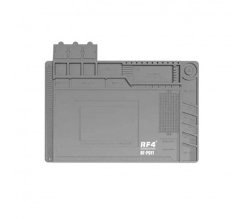 Коврик RF4 RF-PO11 для пайки (450*298 мм, силикон, магнитный, термостойкий, с ячейками)#2109030