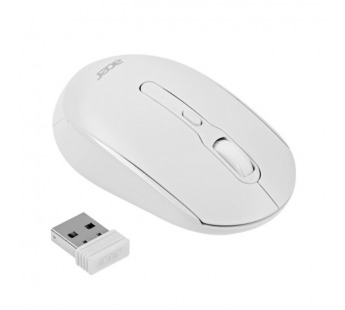 Беспроводная мышь ACER OMR308 оптическая (1600dpi) USB (4but), белый (1/40)#2107972