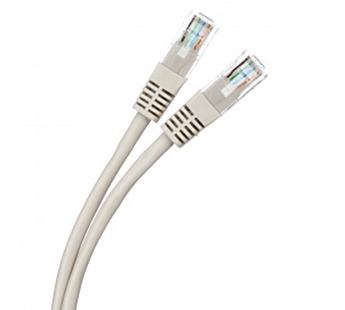 Патч-корд литой AOPEN UTP кат. 5е, серый, 1.5 м. (1/100)#2107772