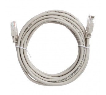 Патч-корд литой AOPEN UTP кат. 5е, серый, 5 м. (1/60)#2107765
