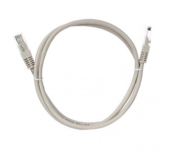 Патч-корд литой AOPEN UTP кат. 5е, серый, 1 м. (1/150)#2107758