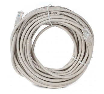 Патч-корд литой AOPEN UTP кат. 5е, серый, 15 м. (1/20)#2107756