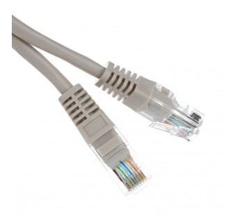 Патч-корд литой AOPEN UTP кат. 5е, серый, 15 м. (1/20)#2107757