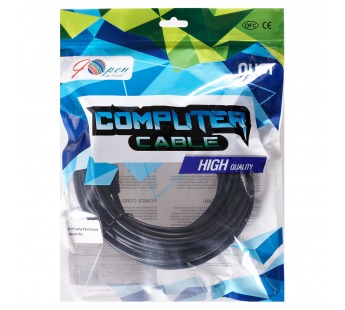 Патч-корд литой iOpen FTP кат. 5e (7/0.16) черный, 10m <ANP522B-BK-10M>#2107785