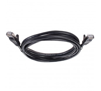 Патч-корд литой iOpen FTP кат. 5e (7/0.16) черный, 2m <ANP522B-BK-2M>#2107792