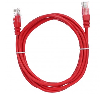 Патч-корд литой AOPEN UTP кат. 5е, красный, 2 м. (1/100)#2107807