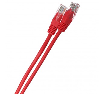 Патч-корд литой AOPEN UTP кат. 5е, красный, 2 м. (1/100)#2107808