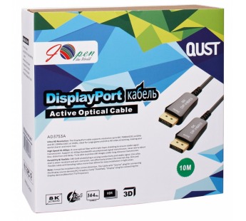 Активный оптический кабель DP1.4 32GBs/8K@60Hz 10м iOpen <AD3753A-10.0>#2107836