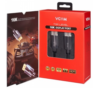 Кабель соединительный DP--> DP v2.1 80GBps, 8K@60Hz, 3m,медь, VCOM <CG655-3.0>#2107859