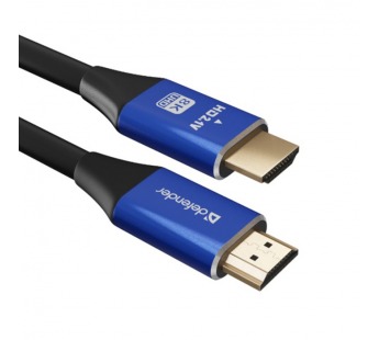 Кабель DEFENDER M-M HDMI-2 HDMI, ver 2.1, 2м, черный (1/50)#2107929