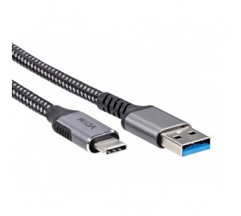 Кабель USB3.2 Gen2, AM--> CM, 10Gbs, All Shell 2м VCOM <CU401M-2M> (1/125)#2107916