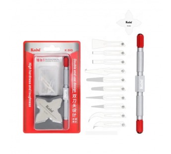 Набор лопаток Kaisi K310 для снятия микросхем (10 шт.)#2126424