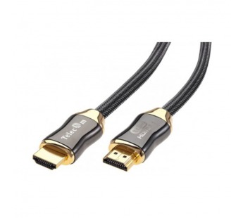 Кабель HDMI 19M/M,ver. 2.1, 8K@60 Hz 1m метал разъемы, TELECOM <TCG365-1M> (1/50)#2108212